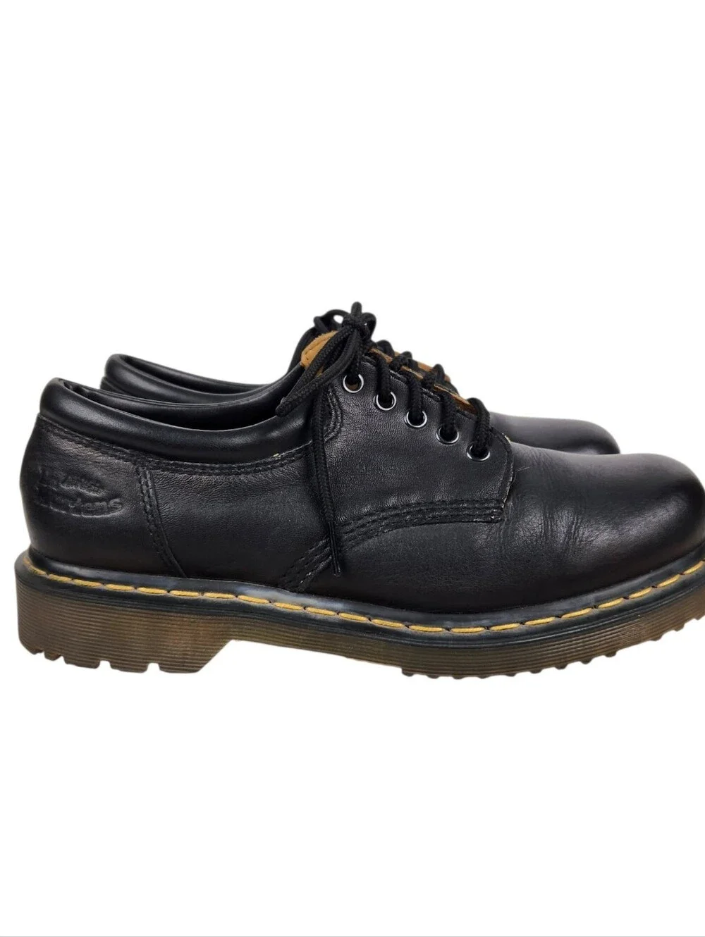 Dr. Martens Black Leather Oxford Shoes Mens Size 11 10805 8053 AirWair Cushion